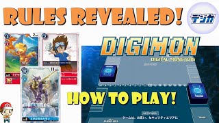 Digimon TCG Rules Revealed! (How to Play!) (CHECK THE UPDATED VIDEO PINNED TO MY CHANNEL)