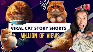 How to create Viral AI cat story shorts easy and fast #ai #stepbystep #aicat #chatgpt