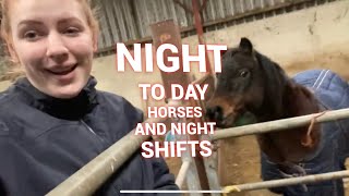 Vlog #6 || Night to day || How I juggle horses and night shifts screenshot 2