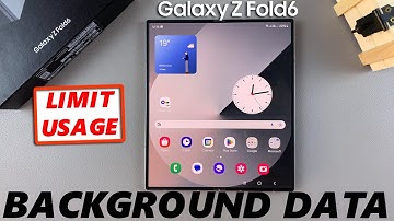 How To Restrict Background Data Usage On Samsung Galaxy Z Fold 6