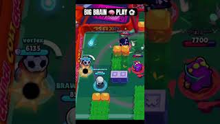 BIG BRAIN🧠 PLAY⚽️#brawlstarsshorts #brawlstars #brawlin #brawl #gaming #supercell #brawlstarsbrasil