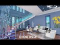 5 bedroom duplex house design - 5 bedroom duplex house plan - 40x60 feet 3d home design