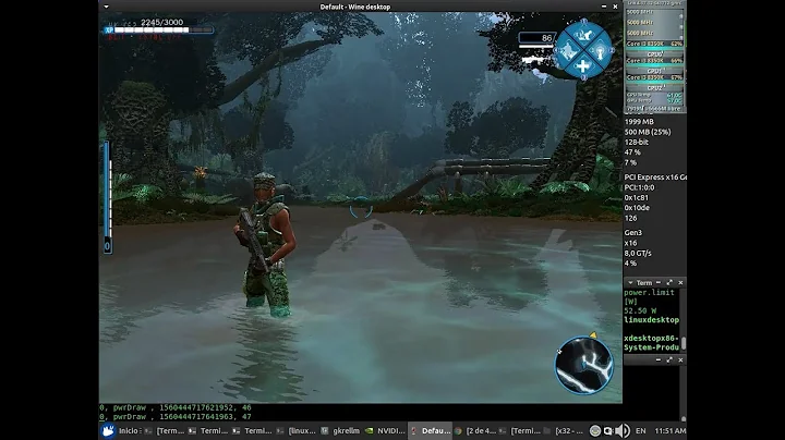 Avatar D9VK Test 48fps NVENC x64 + Sound (Core i3 8350K) + Nvidia 418.52
