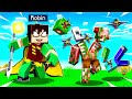 Playing as ROBIN in MINECRAFT!