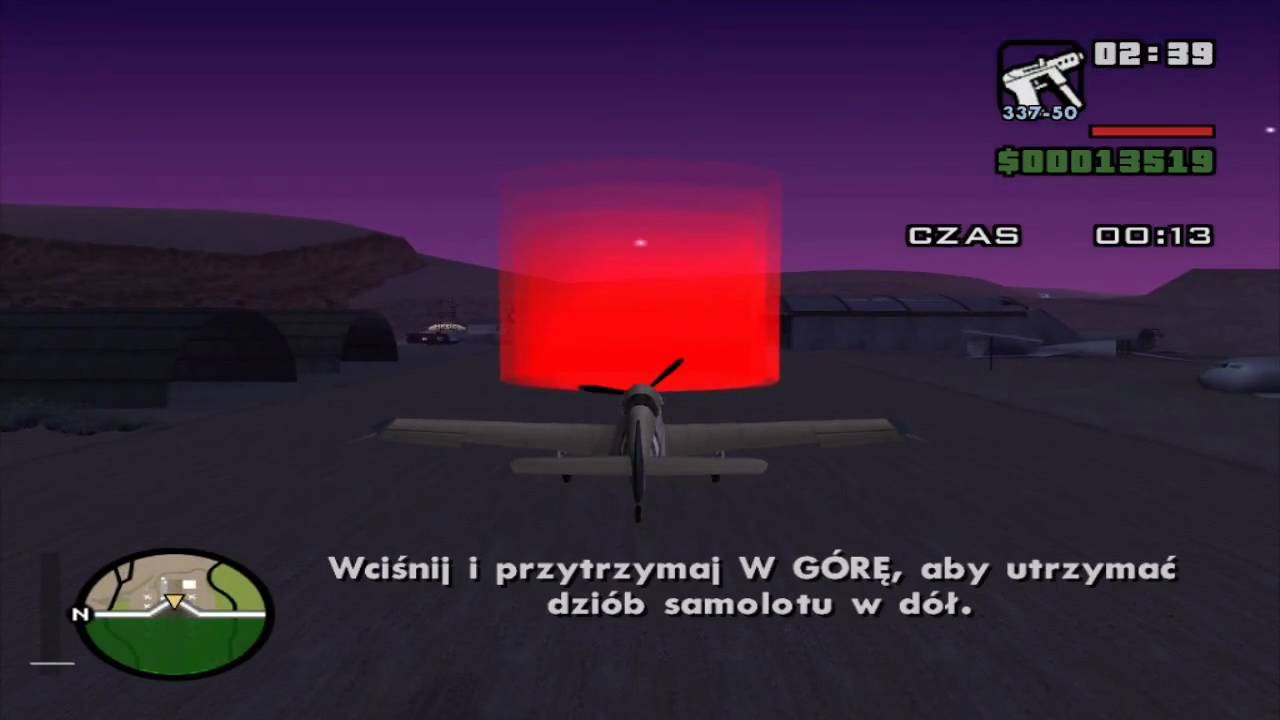 Jak Sie Lata Samolotem W Gta Sa GTA San Andreas PL-Mission#69-Szkoła pilotażu#2-Lądowanie samolotem