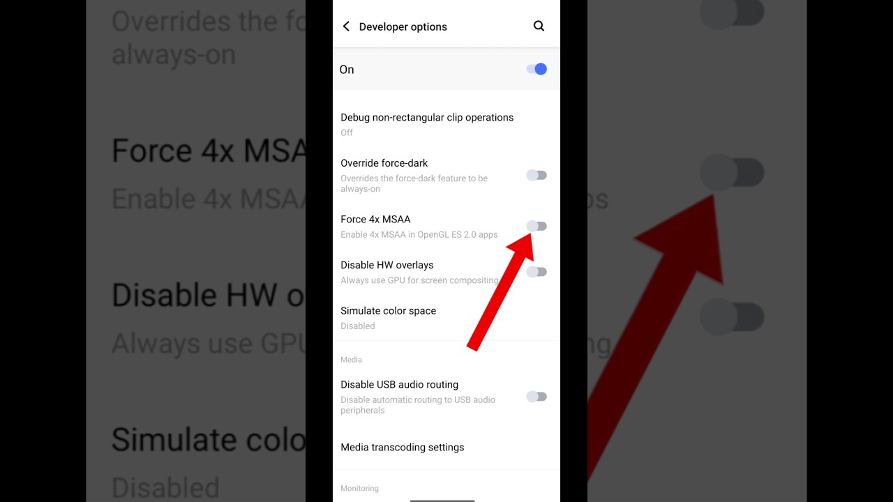 Force 4x MSAA ON Setting in vivo| Game खेलने का मजा दोगुना करेगी ये सेटिंग on करें 