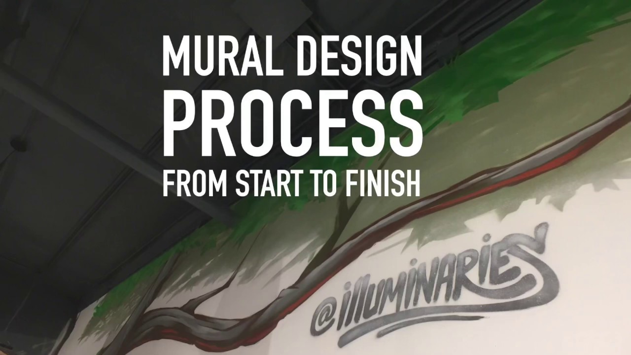 How Procreate is used in my MURAL design and painting process - ILLUMINARIES