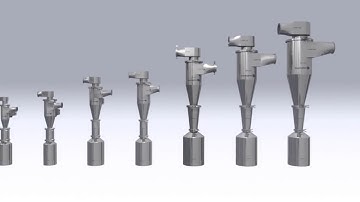 Hanningfield Powder Recovery Cyclone (Uni-Dust): 3D Video Animation