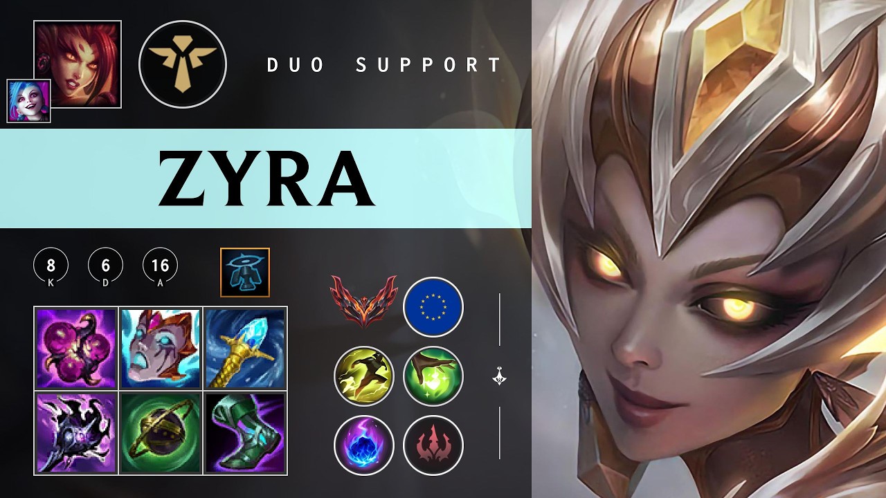 Zyra Support vs Nautilus - EUW Grandmaster Patch 26.04