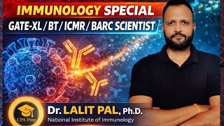 GATE XL-BT | BARC Scientist | ICMR JRF | IMMUNOLOGY SPECIAL  #drlalitpal #nii #csirnetlifescience