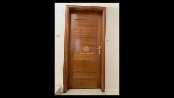 Cửa gỗ Gõ Đỏ mẫu 1 cánh, cửa thông phòng