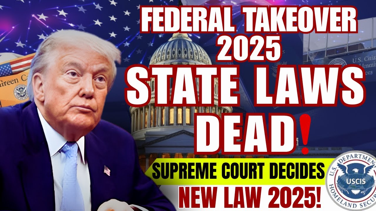 Важное решение Верховного суда 2025 года: законы штата об иммиграции отменены!
