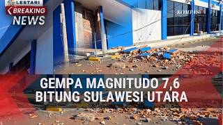 BREAKING NEWS - 7.6 Magnitude Earthquake Hits Bitung, North Sulawesi, BMKG: Potential for Tsunami