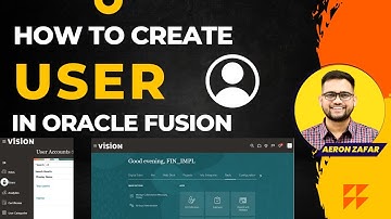 How to create a user in oracle fusion | Create a user in oracle erp | Create user in Oracle HCM