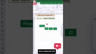 🔥 Best Excel Tips for Data Entry Operators | Speed Up Your Work in Excel 💻✨#excel#short feed#shorts