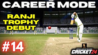 Ranji Trophy Debut For Bengal - Cricket 24 My Career Mode Episode #14 | RtxVivek