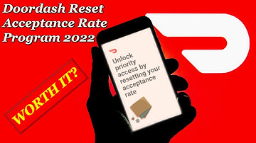 Doordash Reset Acceptance Rate Program 2022