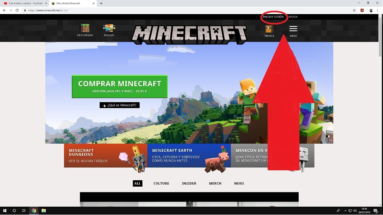 Como Recuperar Mi Cuenta De Minecraft