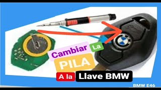 Cambiar la PILA de la LLAVE del BMW E46 | SOLO (6€)