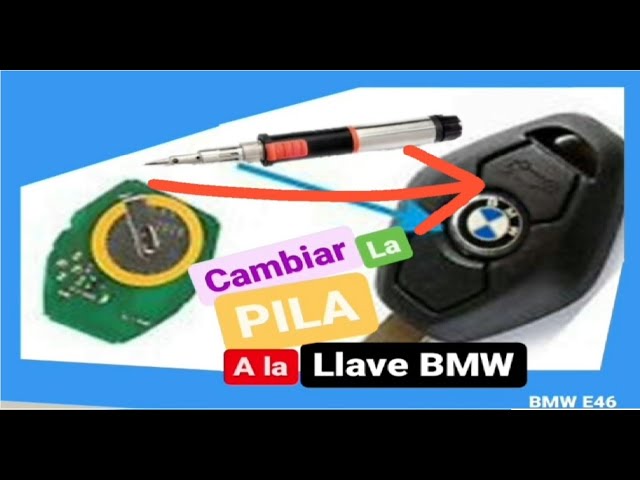Cambiar la PILA de la LLAVE del BMW E46