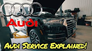 Audi Maintenance Service - Minor and Standard - What's the Difference?