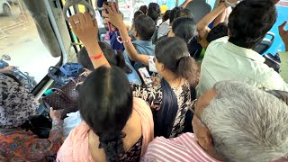 Crowded Bus Experience | No Space to Stand | Public Transport Reality in 4K screenshot 5