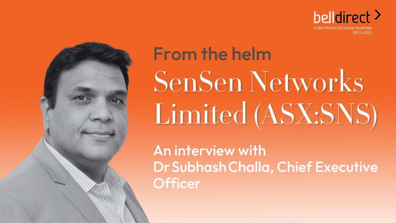 From the helm: SenSen Networks Limited (ASX:SNS), Dr Subhash Challa, CEO
