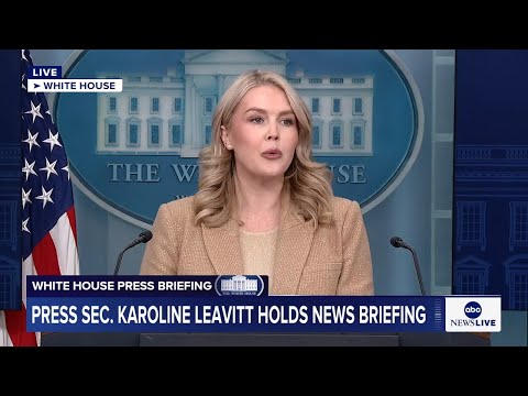 پخش زنده نشست خبری کاخ سفید