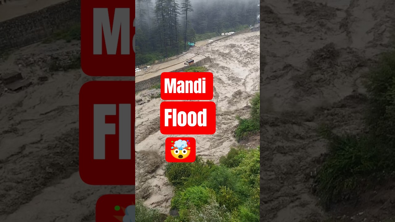 Mandi floods 🤯 