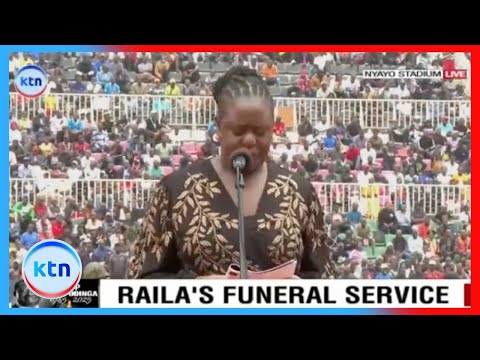 Winnie Odinga: My dad died in my arms, he died strong and with pride