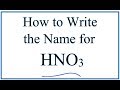 Naming Acids and Nitrate Compounds