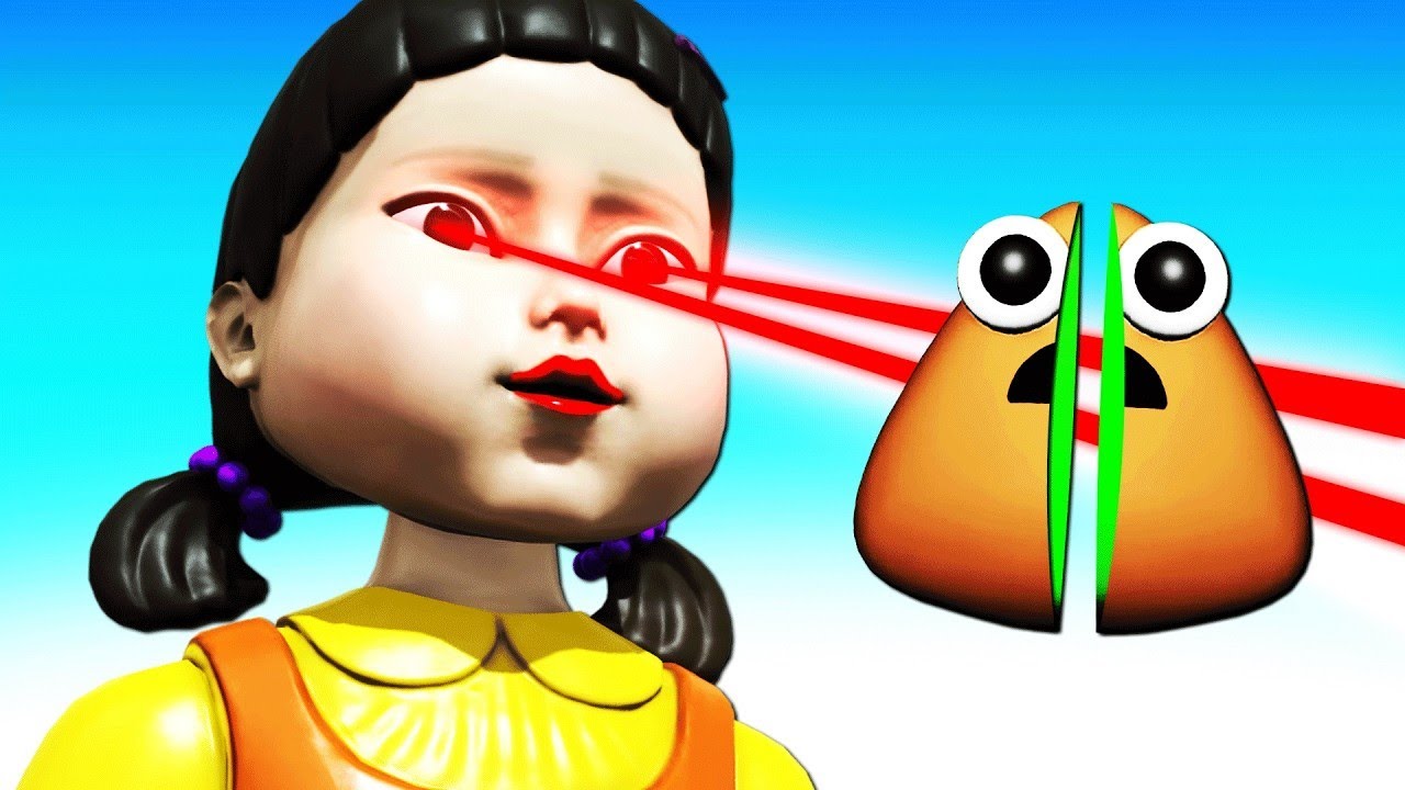 POU Juegga TODOS LOS JUEGOS DEL CALAMAR