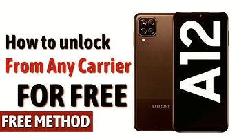 SIM Network Unlock Code for Samsung Galaxy A12