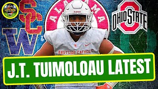 J.T. Tuimoloau Latest Recruiting Intel + Leaders (Late Kick Cut)