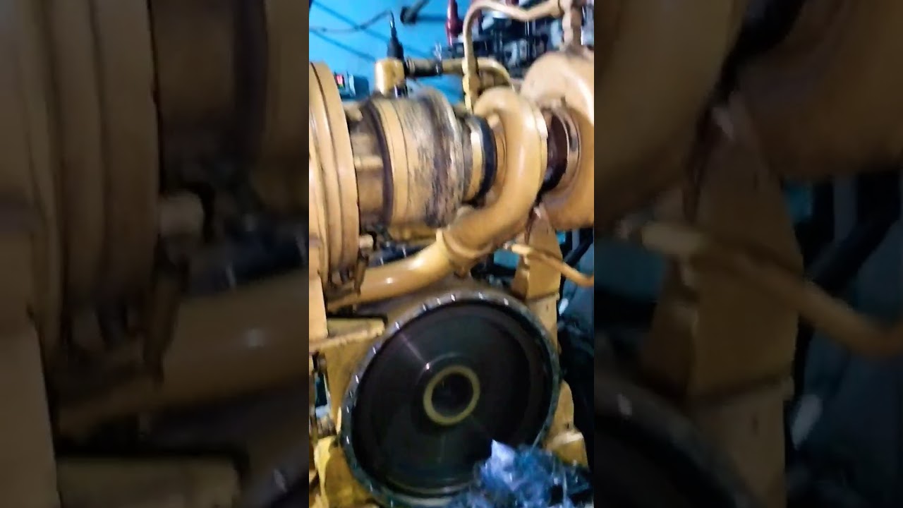 Caterpillar G3406 generator start in finish Work 