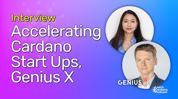 Genius X Accelerator Program, Scaling Cardano Start Ups, Genius X ISPO