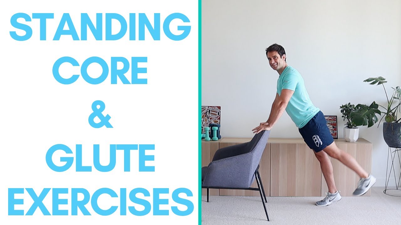 Standing Core and Glute Exercises For Seniors