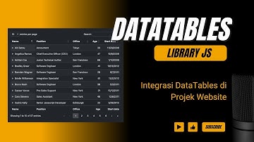 Cara Install DataTables di Aplikasi Website - GAMPANG BANGET!