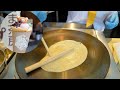 How is Japanese street food crepe made? | 4K | Kyoto | Arashiyama | Rilakkuma |