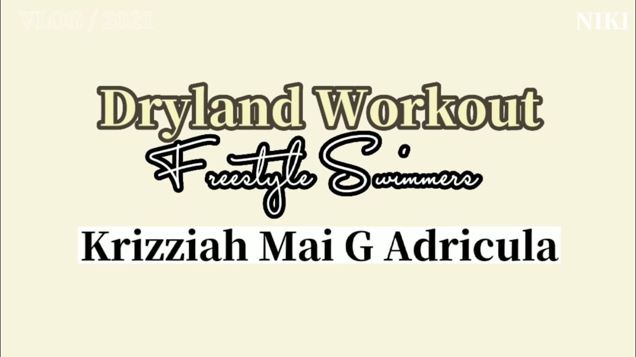 PHYSICAL EDUCATION | Dryland Workout for Freestyle Swimmerd (No Equipment)