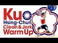 Kuo Hsing-Chun Clean & Jerk Warm Up Area 2017 World Weightlifting Championships Part 2 of 2