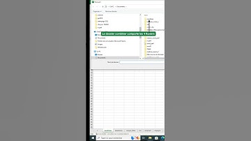 Combiner plusieurs fichiers en un seul dans Excel