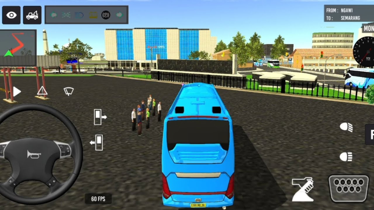 Euro Bus Driving Game PublicTransportation 2024 Indonesia BusSimulator Android Gameplay #86