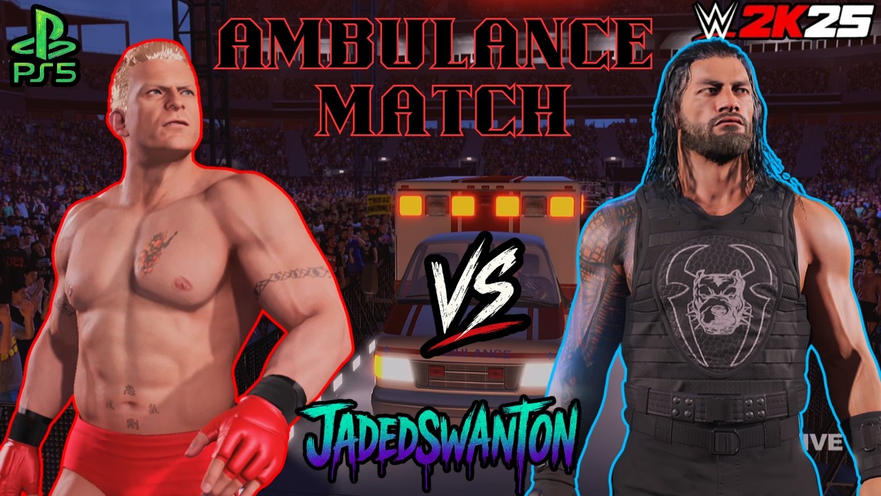 WWE 2K25: Heidenreich vs Roman Reigns (2019) – Ambulance Match at SummerSlam