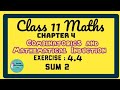 Class11 maths Chapter 4 exercise 4.4 sum 2