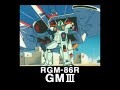 409rgm86r gm iii from mobile suit gundam zz