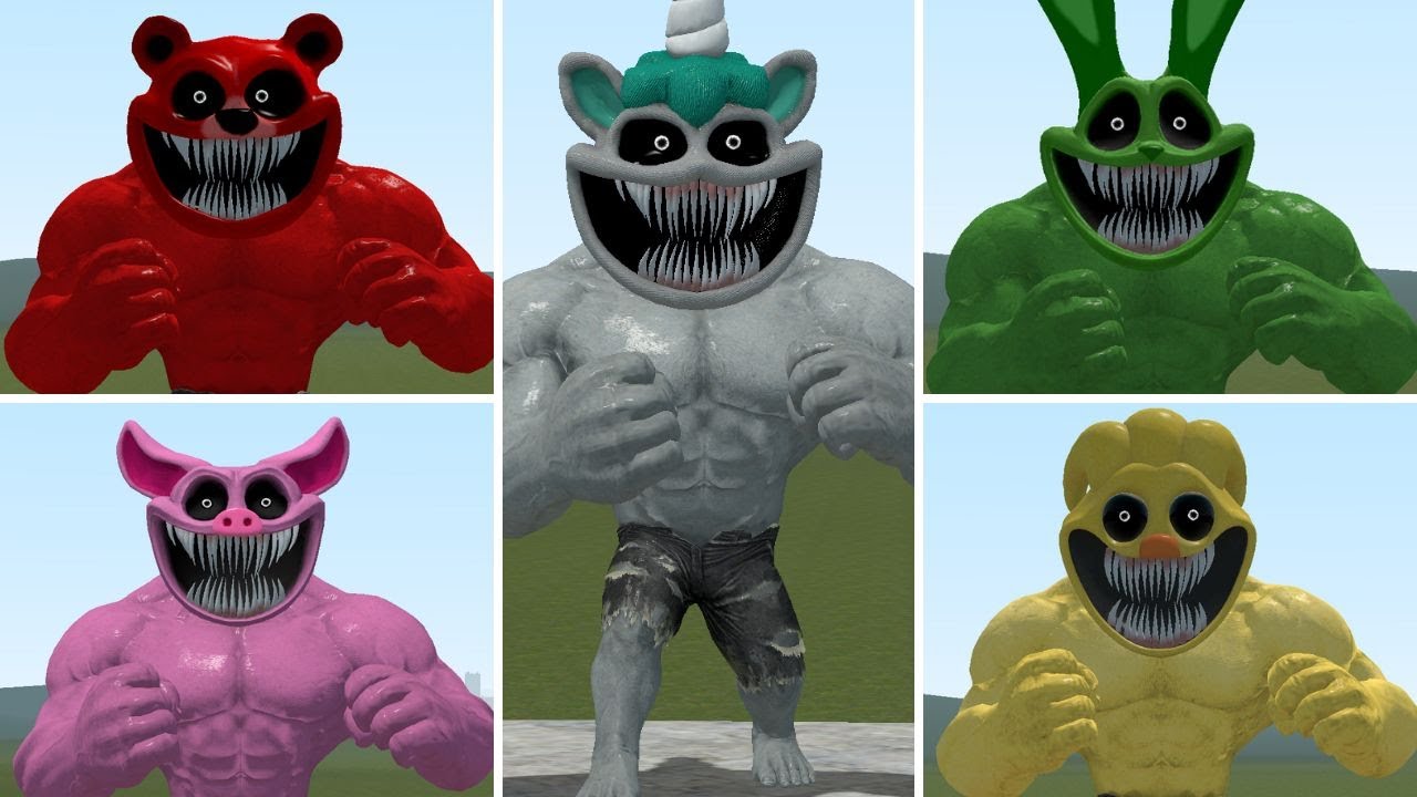 NEW ALL BUFF SMILING CRITTERS IN POPPY PLAYTIME CHAPTER 3!! (Garry's Mod)