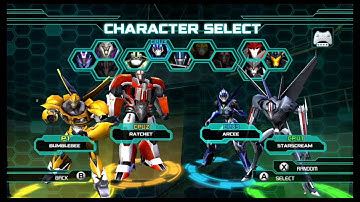 Transformers Prime The Game Wii U Multiplayer Emblem Battle part 1