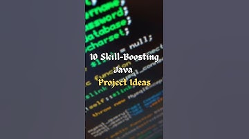 Skill Boosting Project Ideas Of Java #java #codinglife #projects