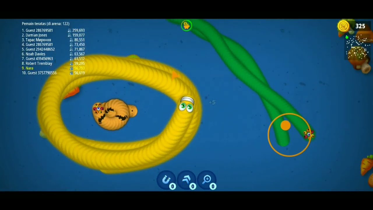 Fun Game - Worms zone io - Part 2 - YouTube